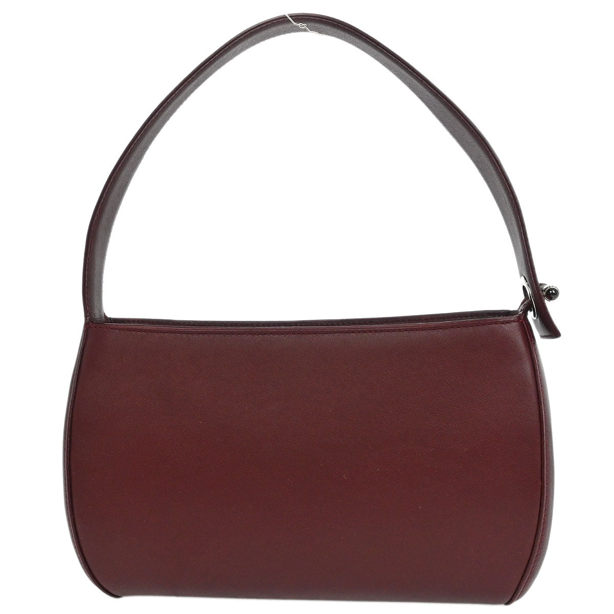 Cartier Bordeaux Leather Handbag