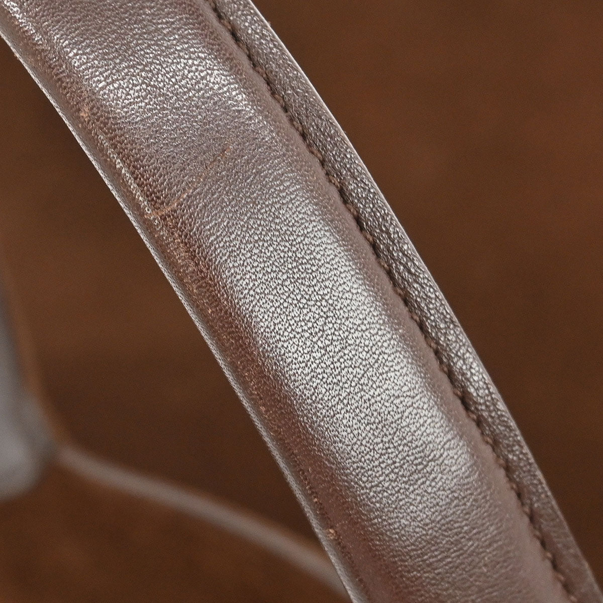Salvatore Ferragamo * Brown Suede Gancini Handbag