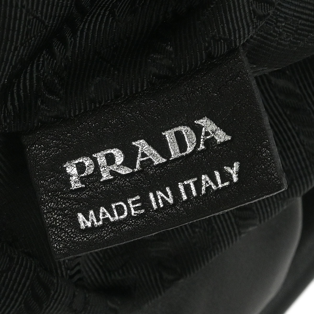 Prada Black Leather Hobo Handbag