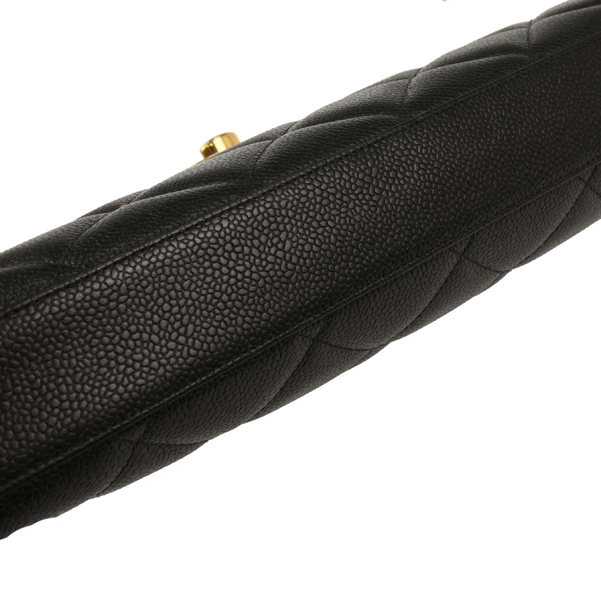 Chanel Black Caviar Briefcase Business Handbag