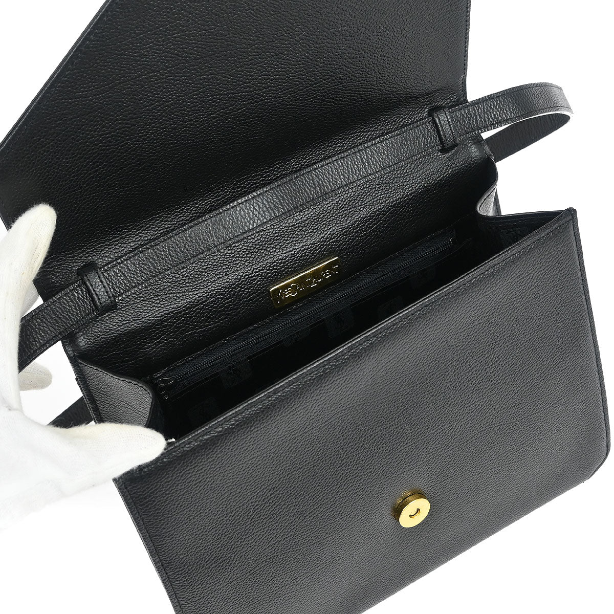Yves Saint Laurent Black Shoulder Bag