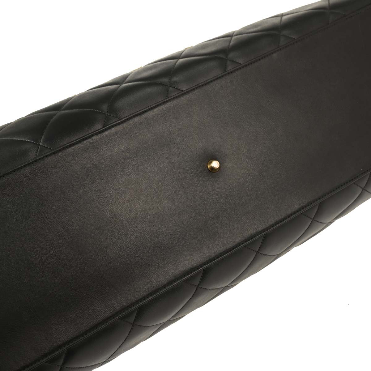 Chanel 1994-1996 Black Calfskin Bowling Bag