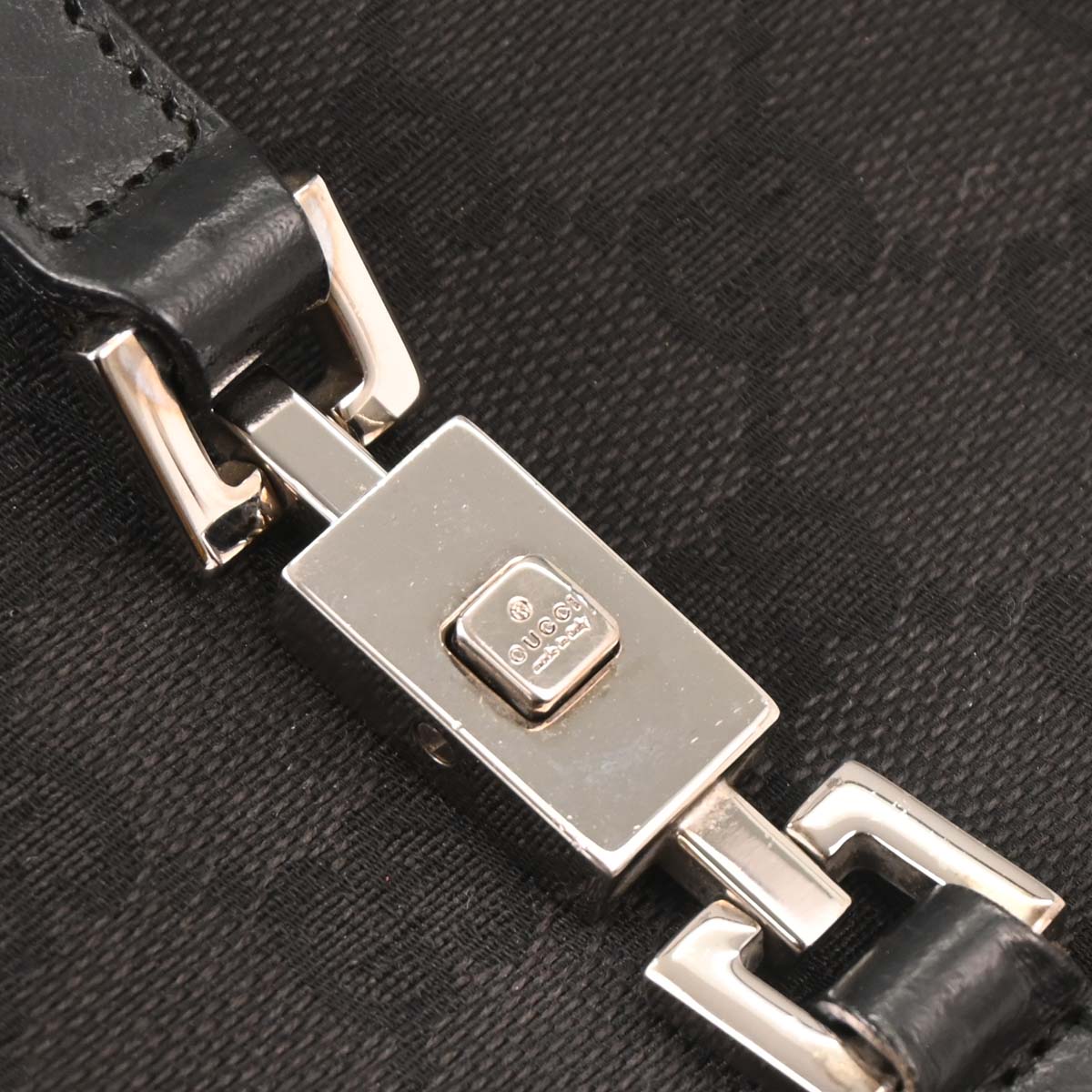 Gucci Black GG Jackie Handbag