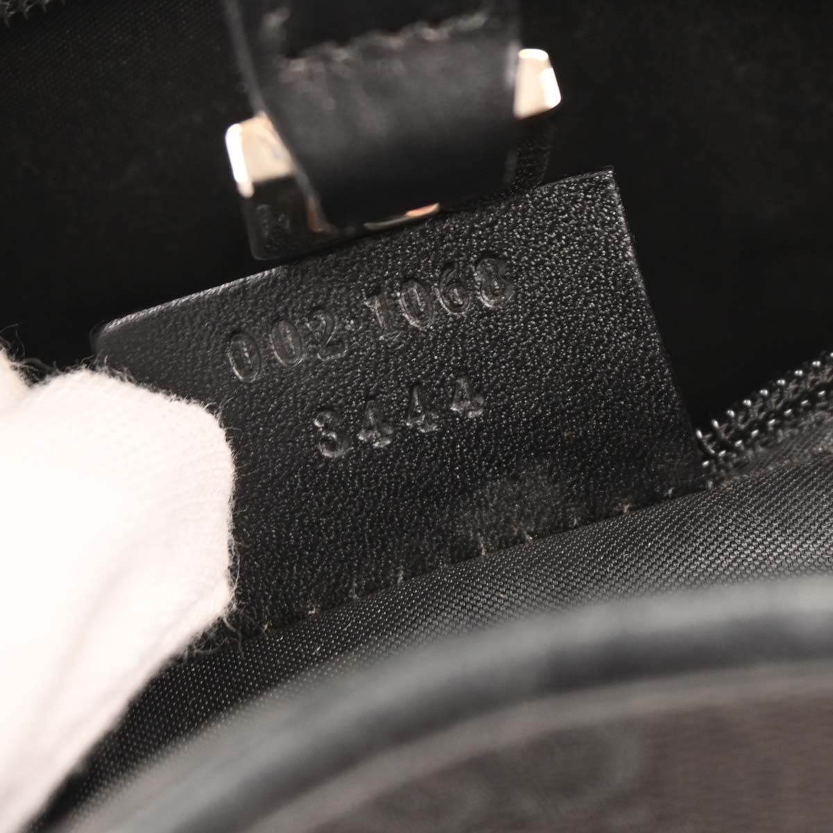 Gucci Black GG Jackie Handbag