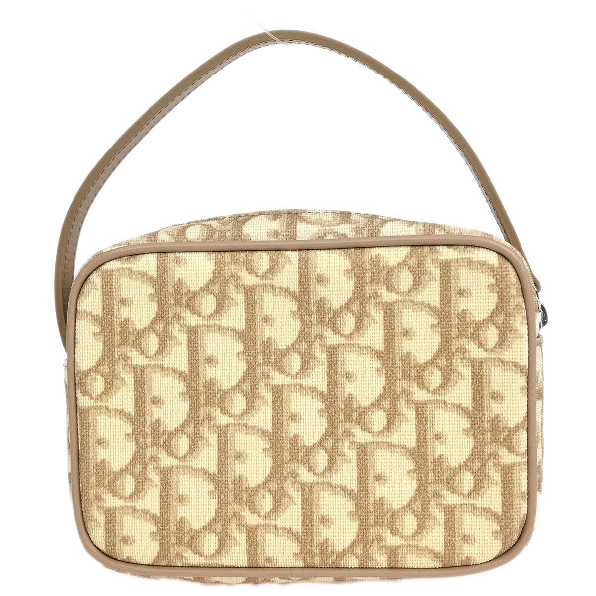 Christian Dior 2005 Off-white PVC Trotter Pouch Handbag