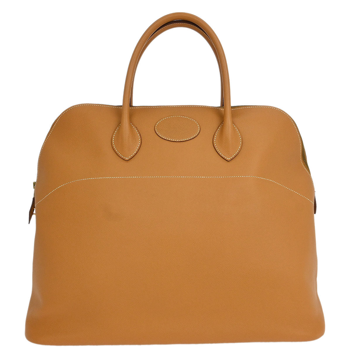 Hermes Natural Courchevel Bolide 45 Handbag