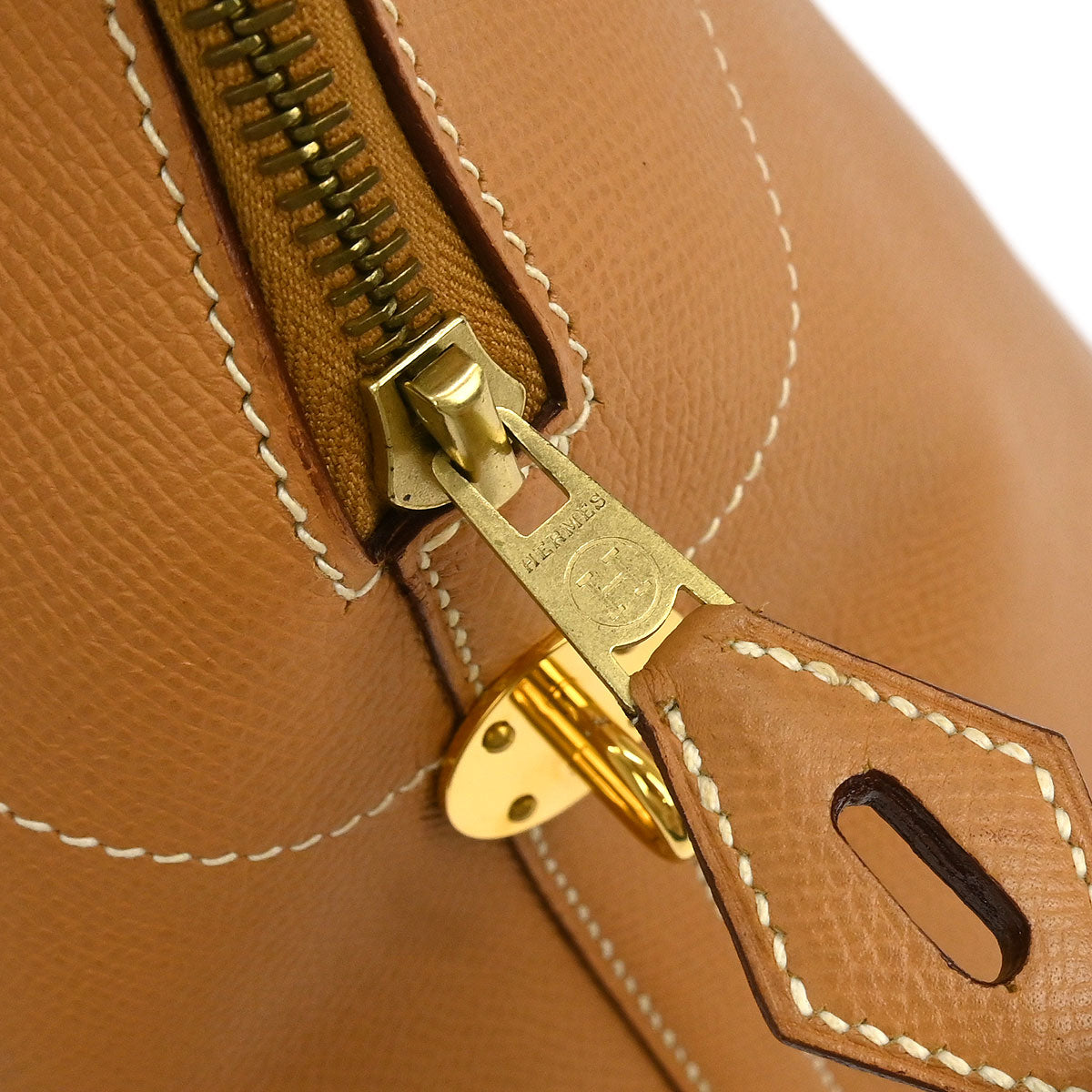 Hermes Natural Courchevel Bolide 45 Handbag