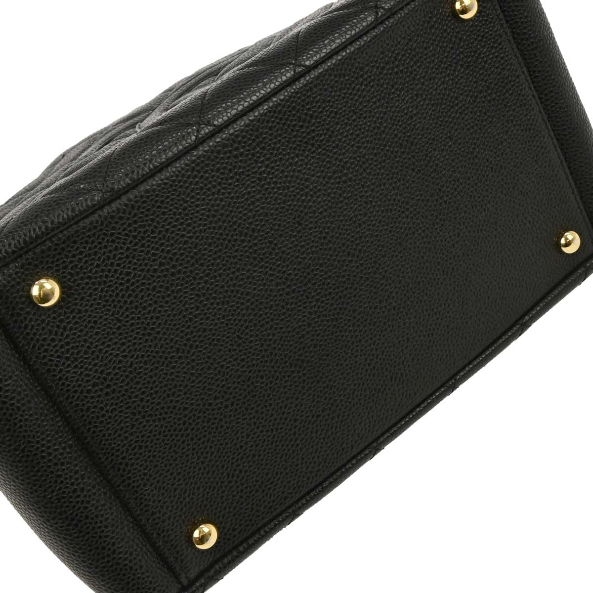 Chanel 2003-2004 Black Caviar Petite Timeless Tote PTT Chain Handbag