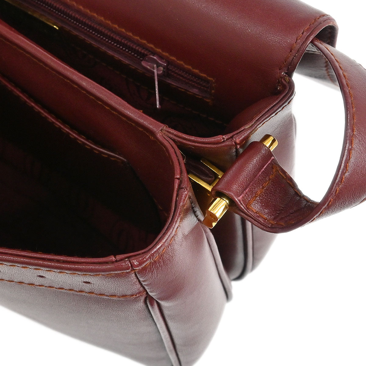 Cartier Bordeaux Shoulder Bag