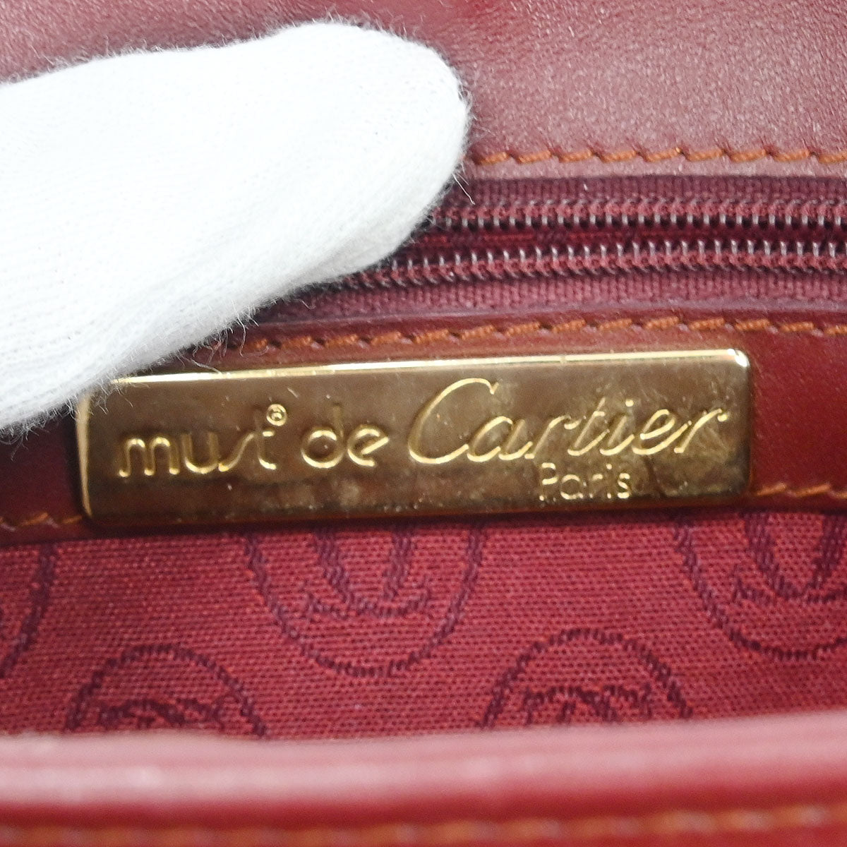 Cartier Bordeaux Shoulder Bag