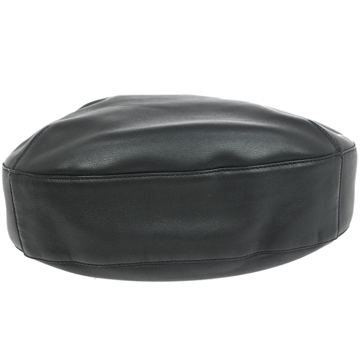Cartier Black Leather Hobo Handbag
