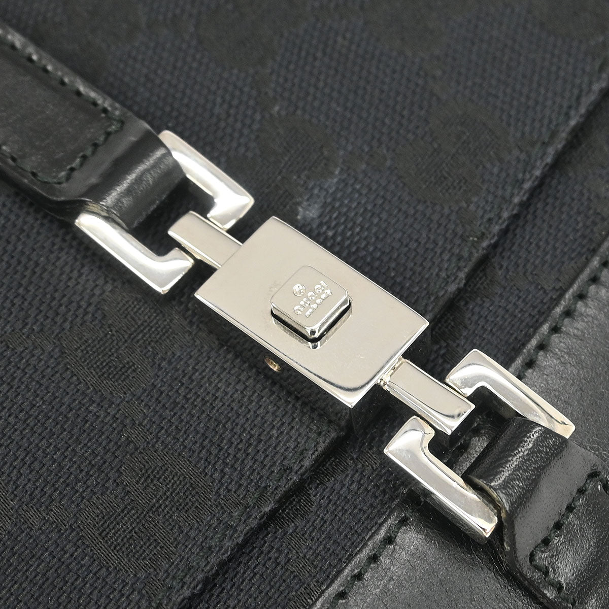 Gucci Black GG Jackie Handbag