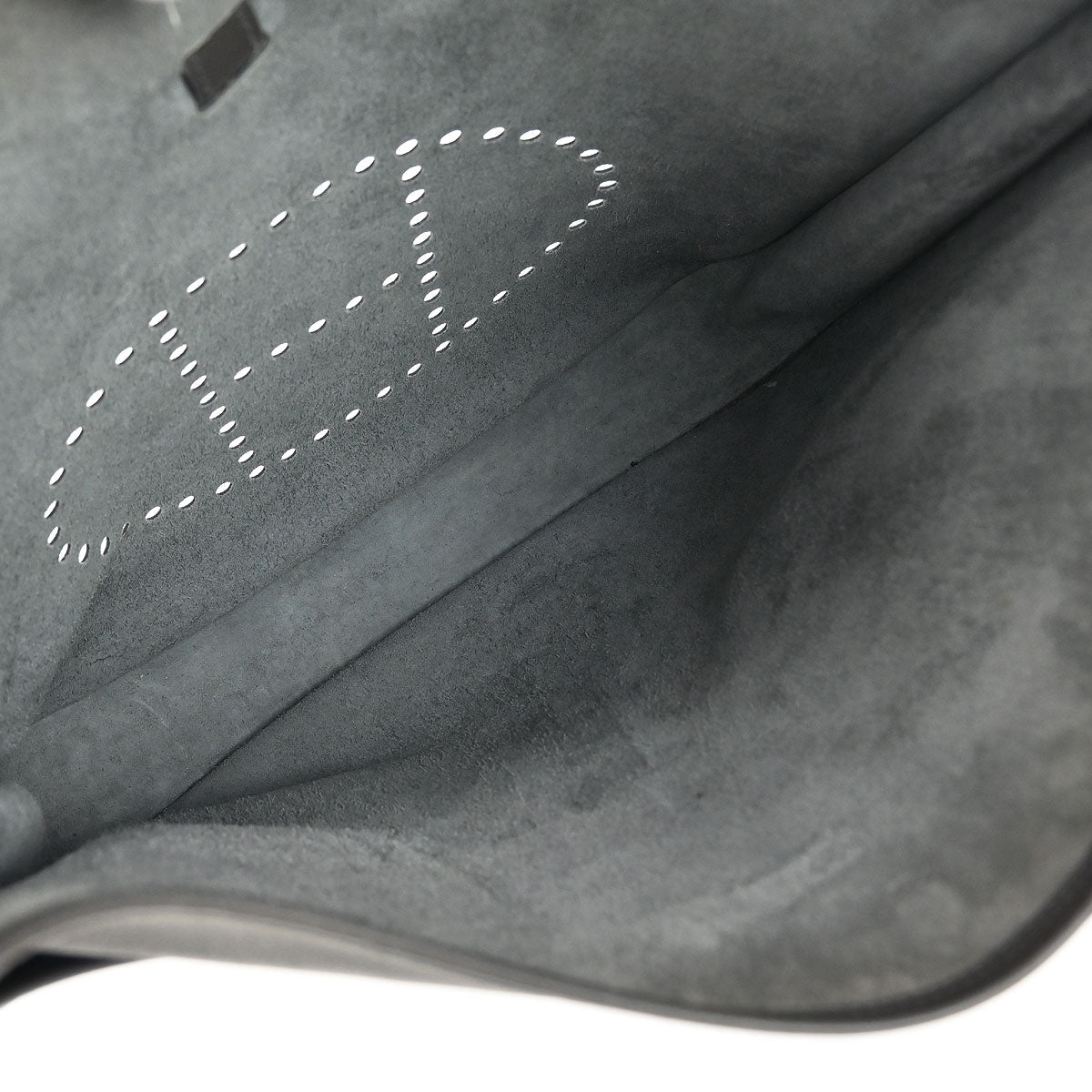 Hermes 2007 Graphite Epsom Evelyne 2 TGM Shoulder Bag
