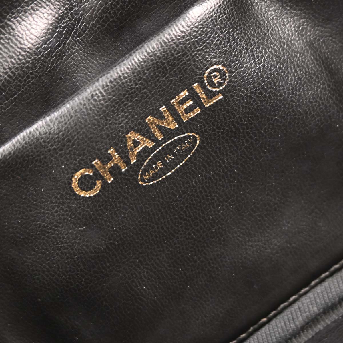 Chanel 1997-1999 Black Caviar Vanity Handbag