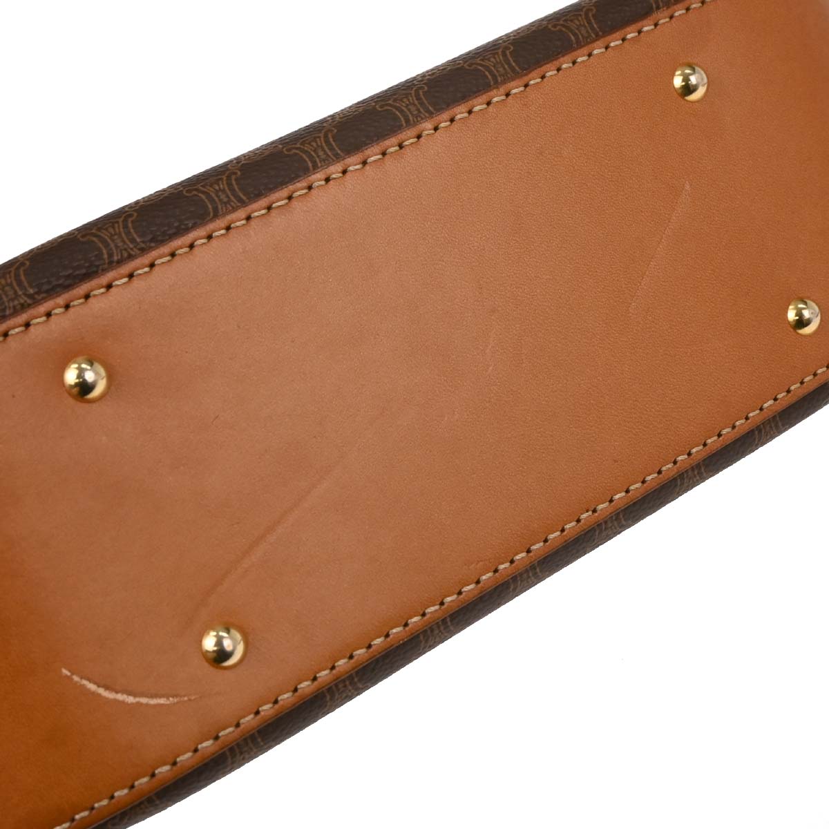 Celine Brown Macadam 2way Shoulder Handbag