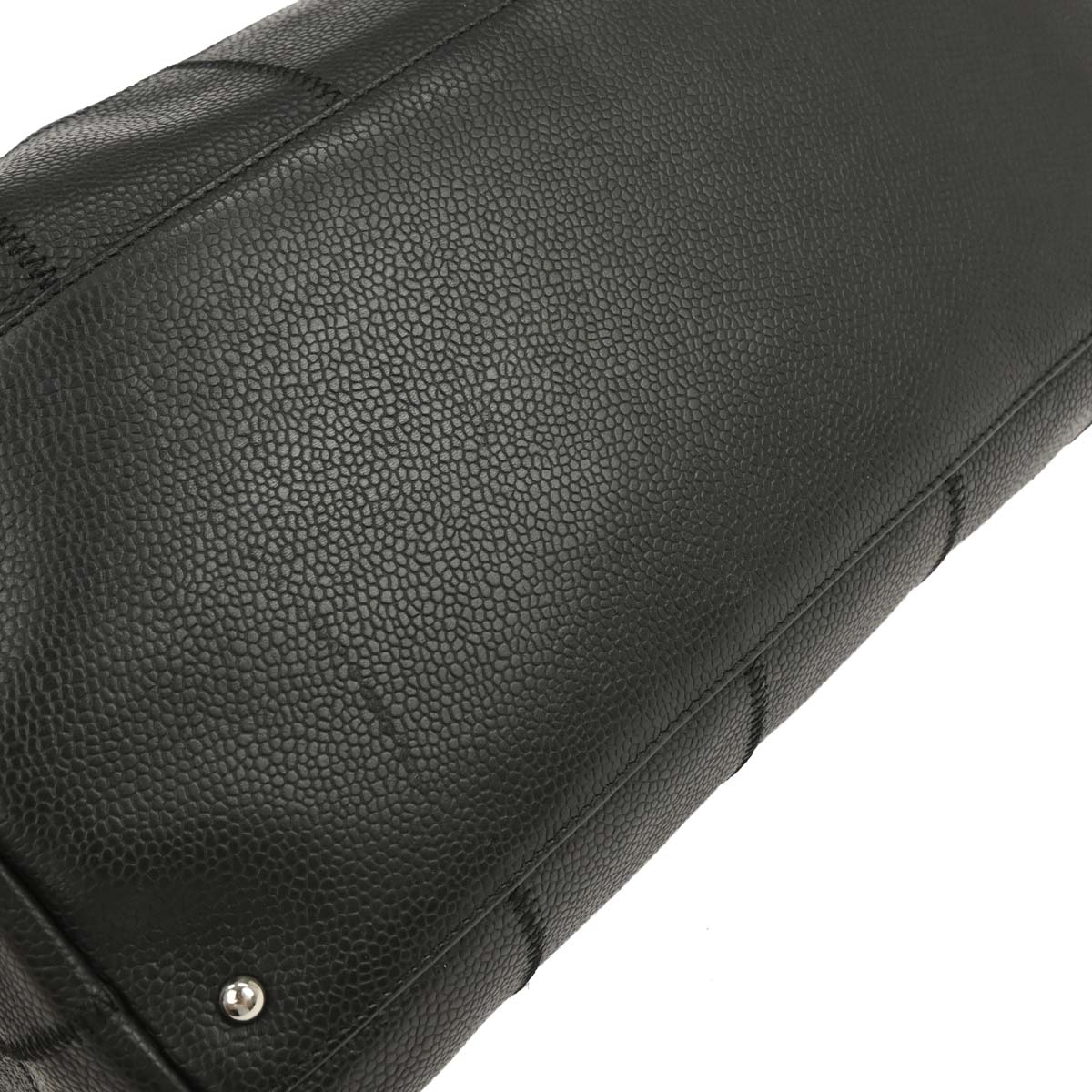 Chanel 2004-2005 Black Caviar Choco Bar Handbag