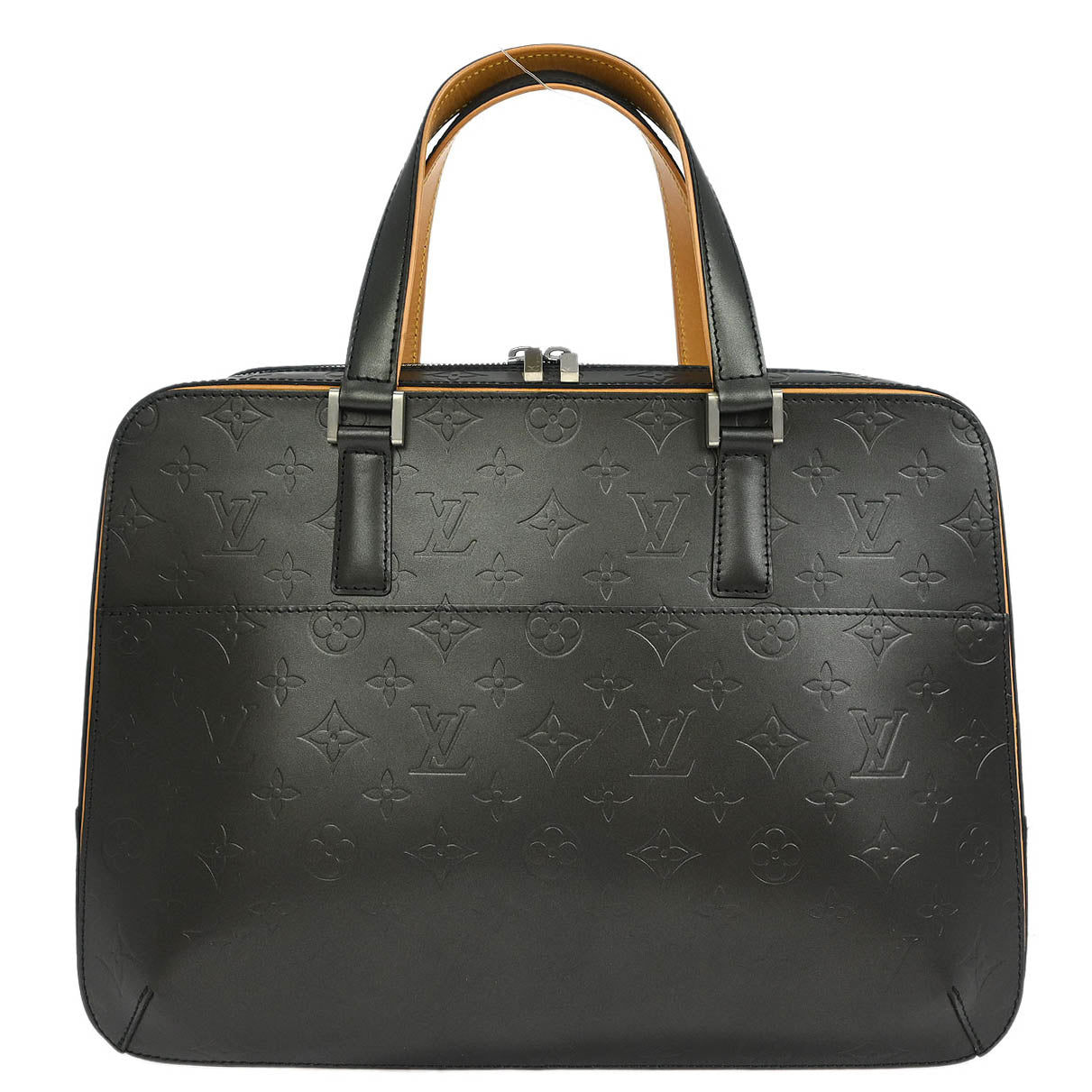 Louis Vuitton 2002 Black Monogram Mat Malden Handbag M55132