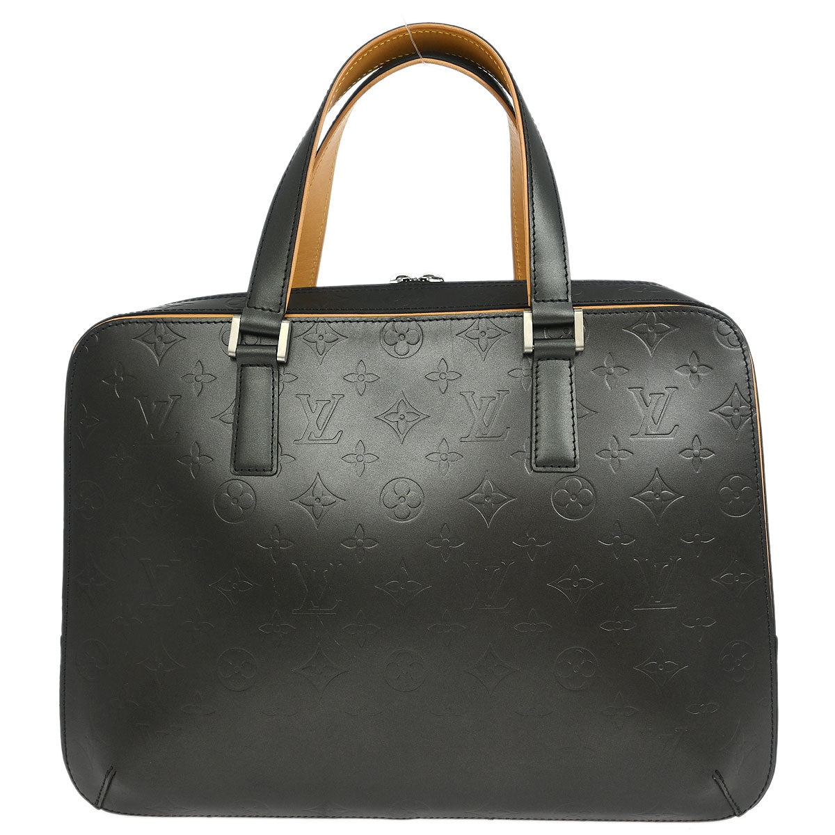 Louis Vuitton 2002 Black Monogram Mat Malden Handbag M55132