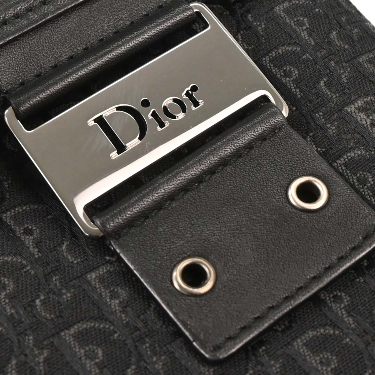 Christian Dior 2002 Black Street Chic Trotter Handbag