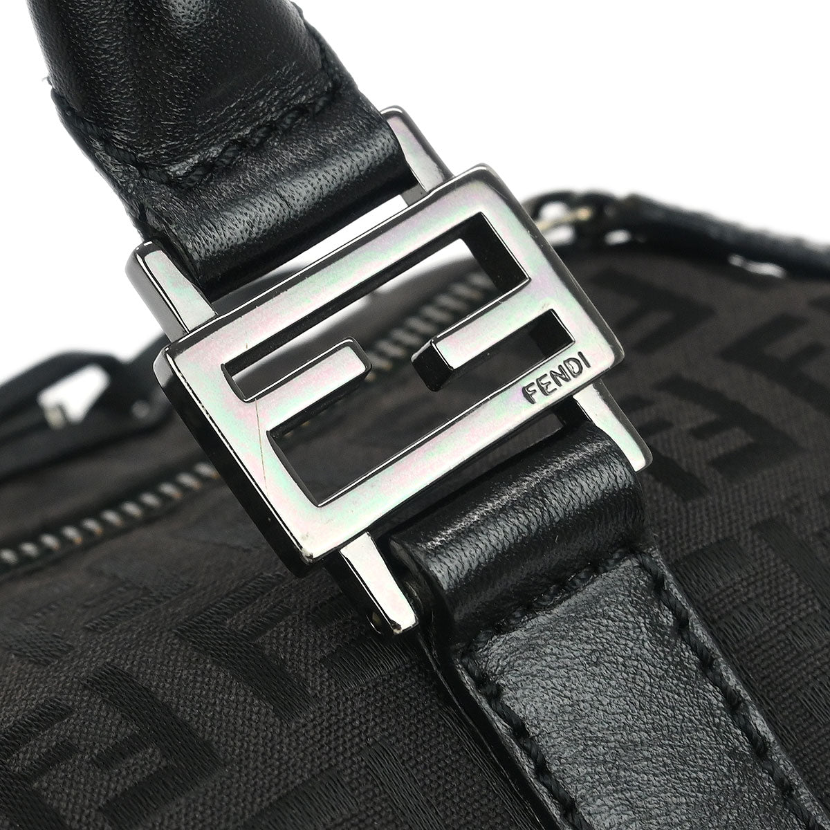 Fendi Black Zucchino Handbag