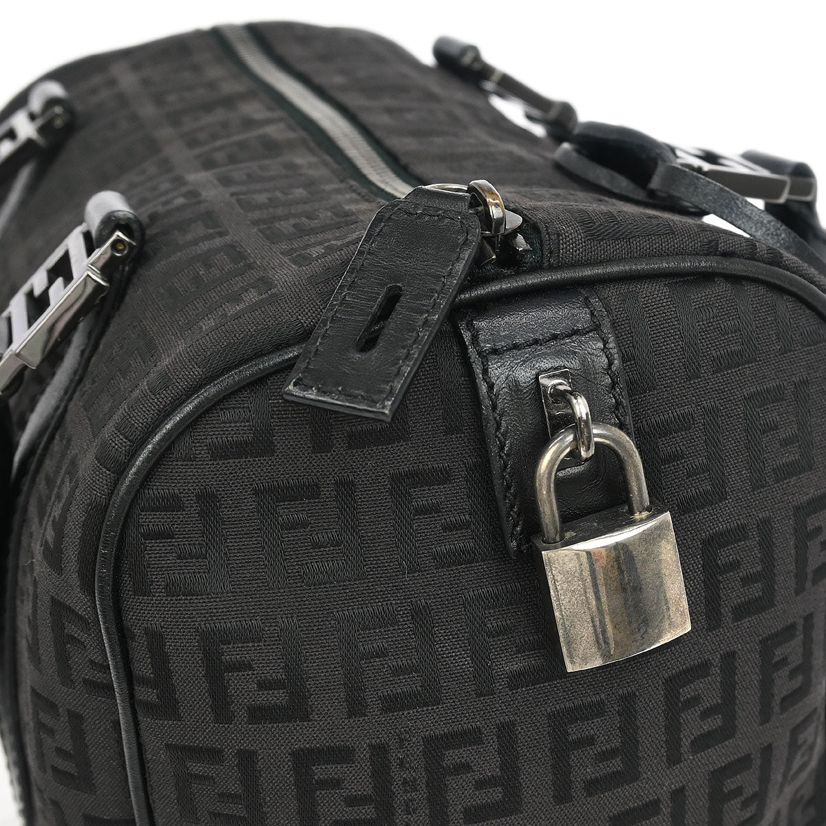 Fendi Black Zucchino Handbag