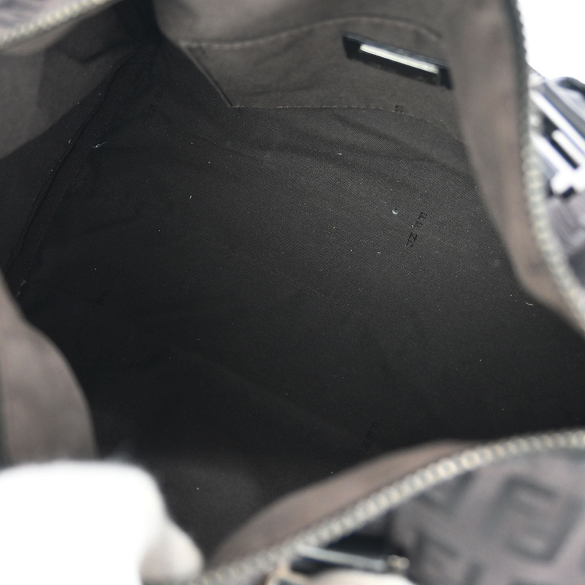 Fendi Black Zucchino Handbag