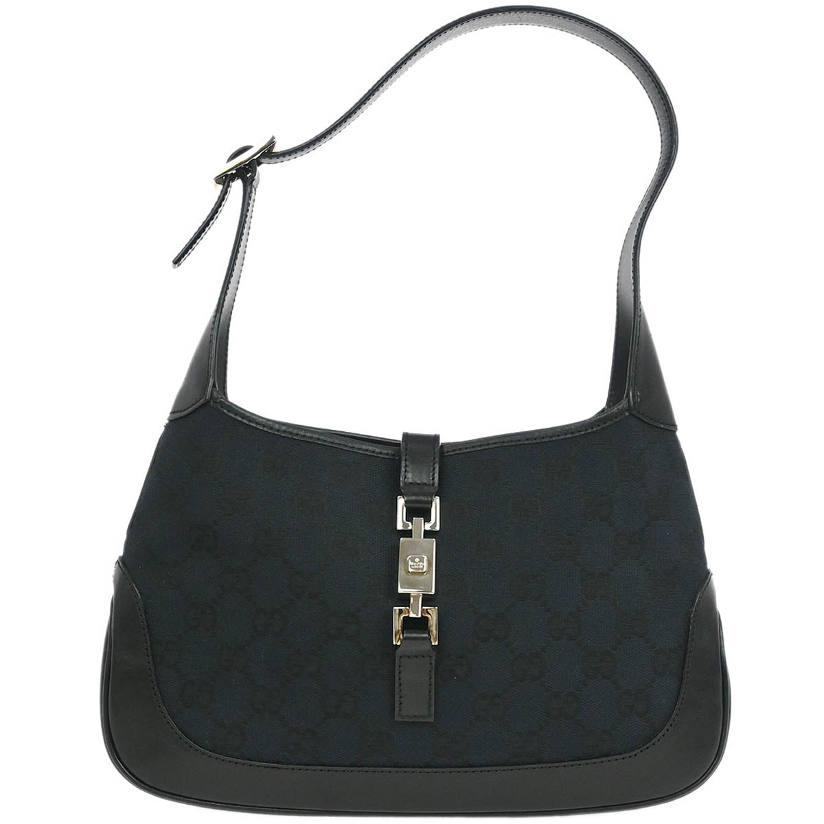 Gucci Black GG Jackie Handbag