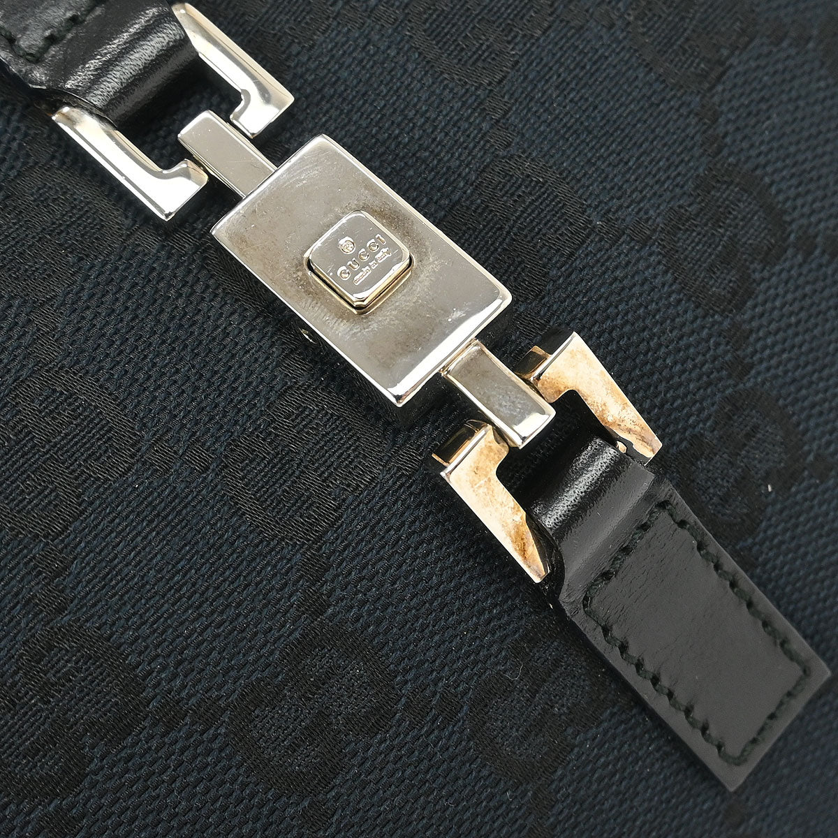 Gucci Black GG Jackie Handbag