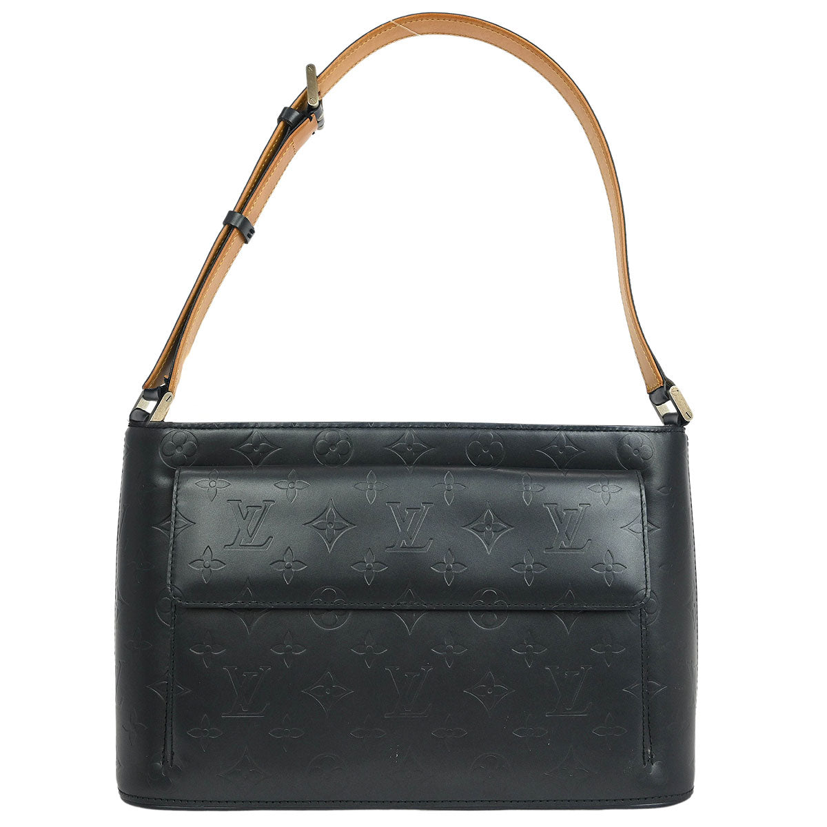 Louis Vuitton Blue Monogram Mat Alston Shoulder Bag M55125