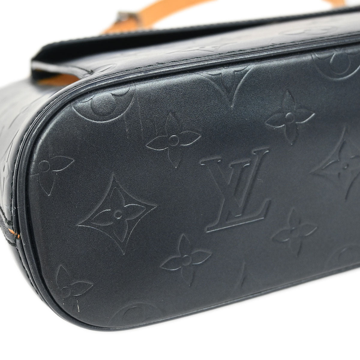 Louis Vuitton Blue Monogram Mat Alston Shoulder Bag M55125