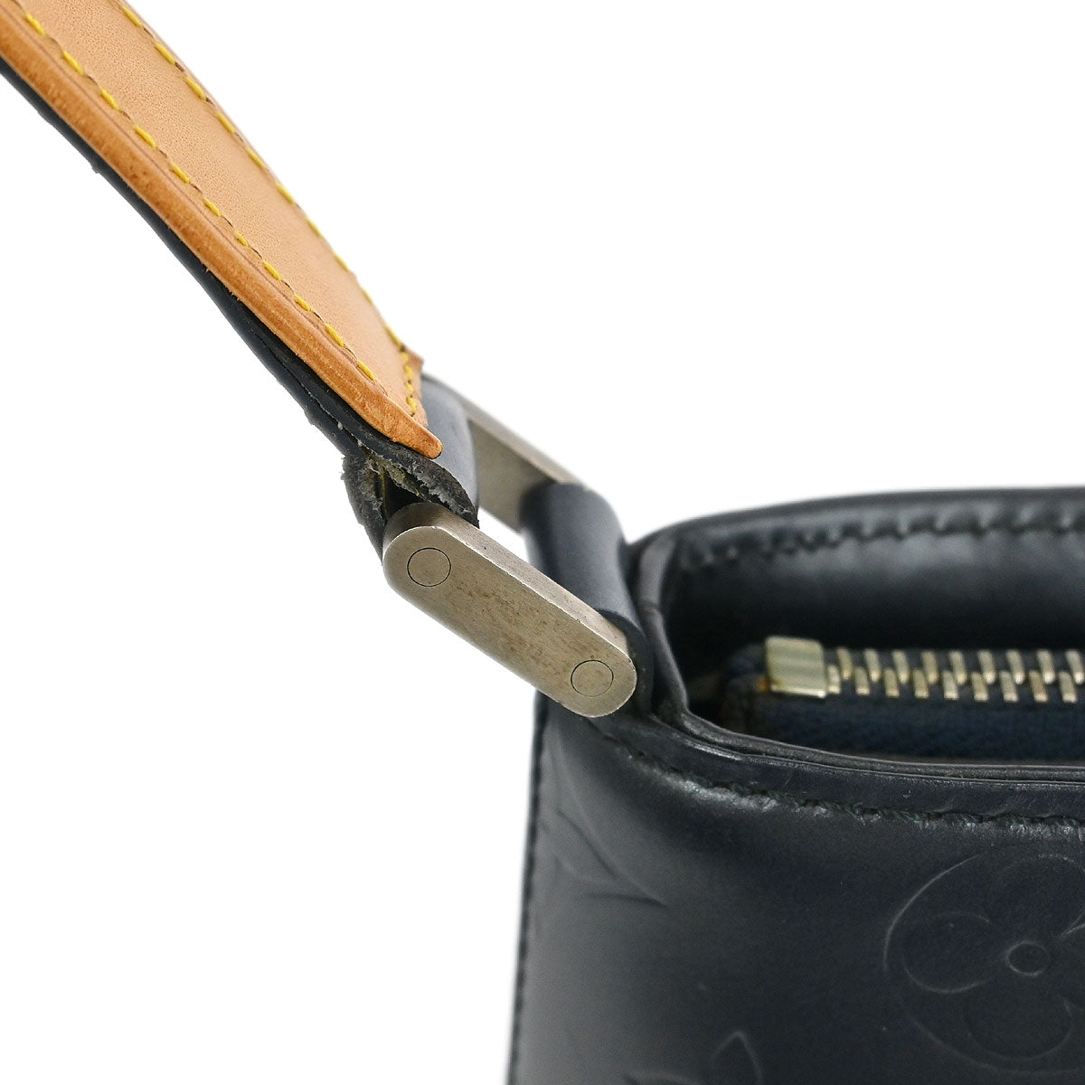 Louis Vuitton Blue Monogram Mat Alston Shoulder Bag M55125