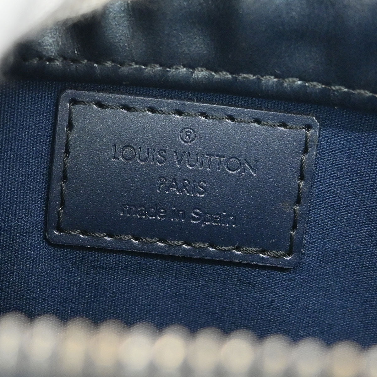 Louis Vuitton Blue Monogram Mat Alston Shoulder Bag M55125