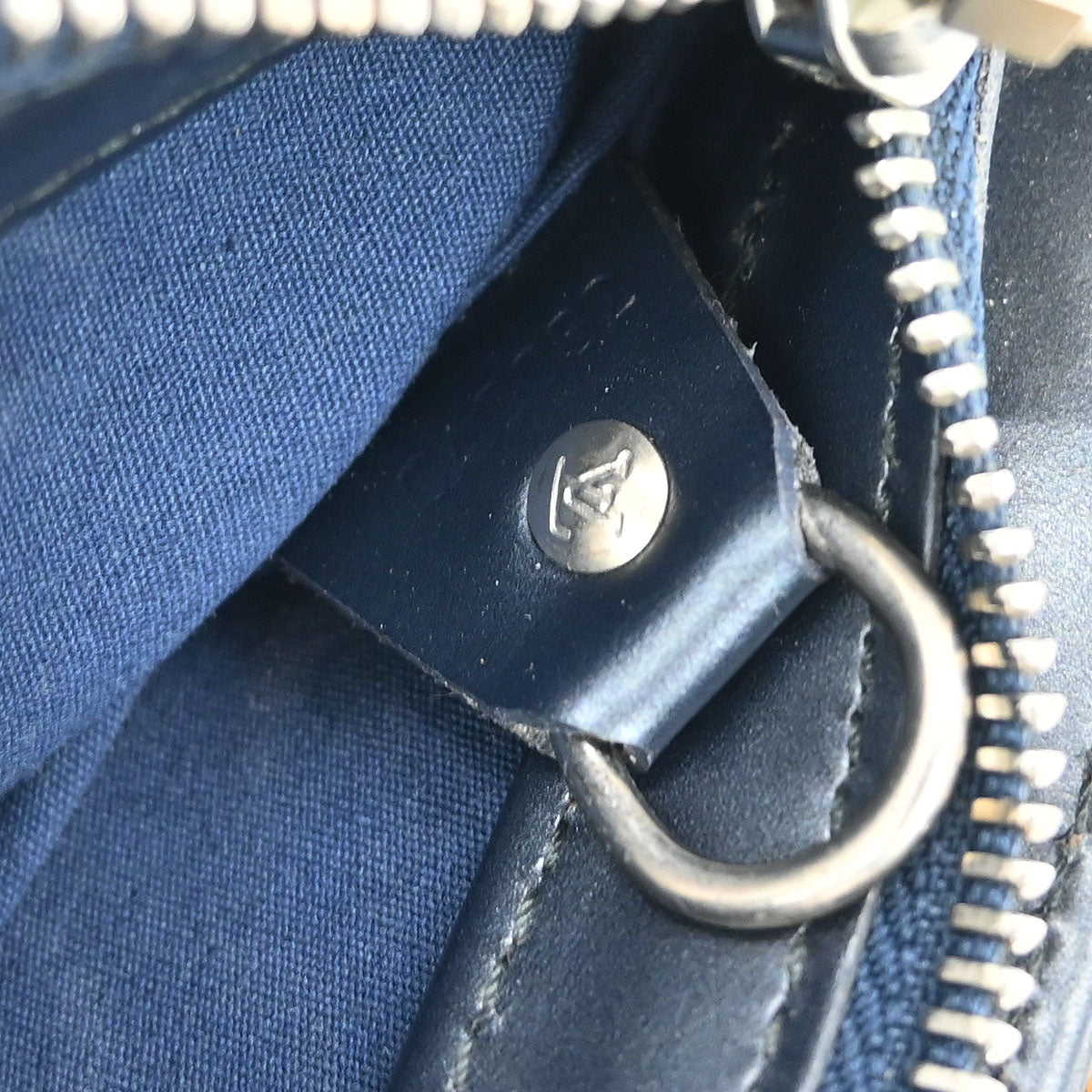 Louis Vuitton Blue Monogram Mat Alston Shoulder Bag M55125