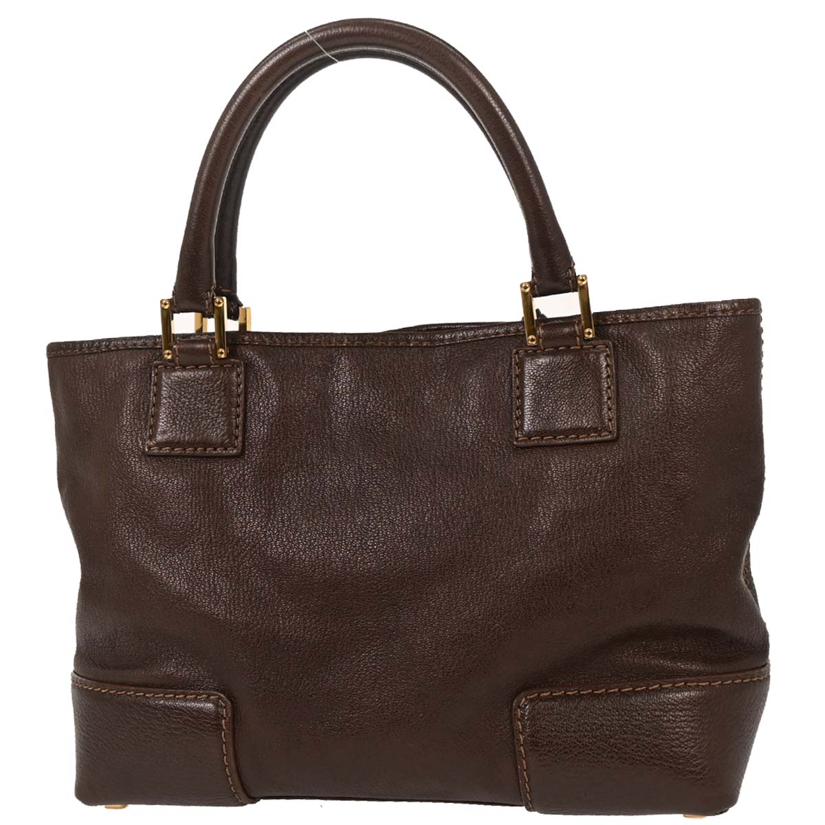 Loewe Brown Fusta 30 Tote Bag