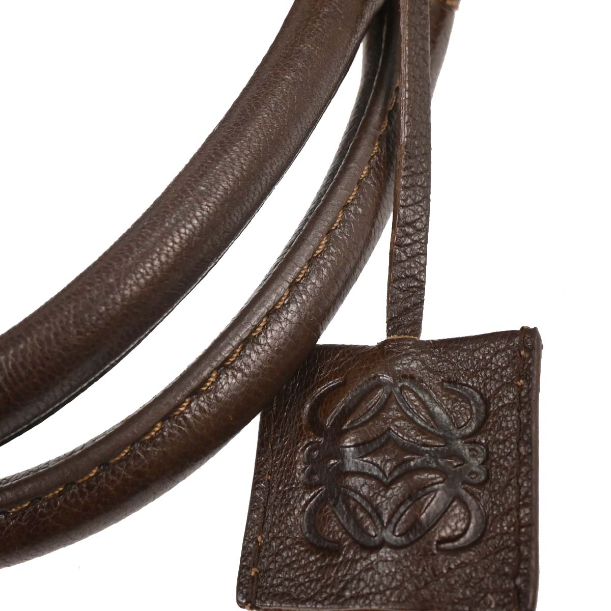 Loewe Brown Fusta 30 Tote Bag