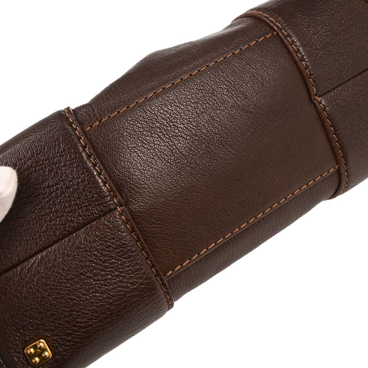 Loewe Brown Fusta 30 Tote Bag
