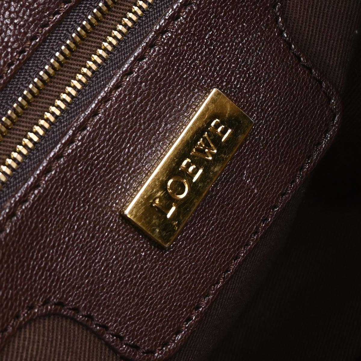 Loewe Brown Fusta 30 Tote Bag