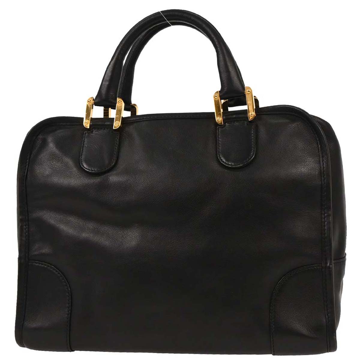 Loewe Black Leather Amazona 32 Handbag