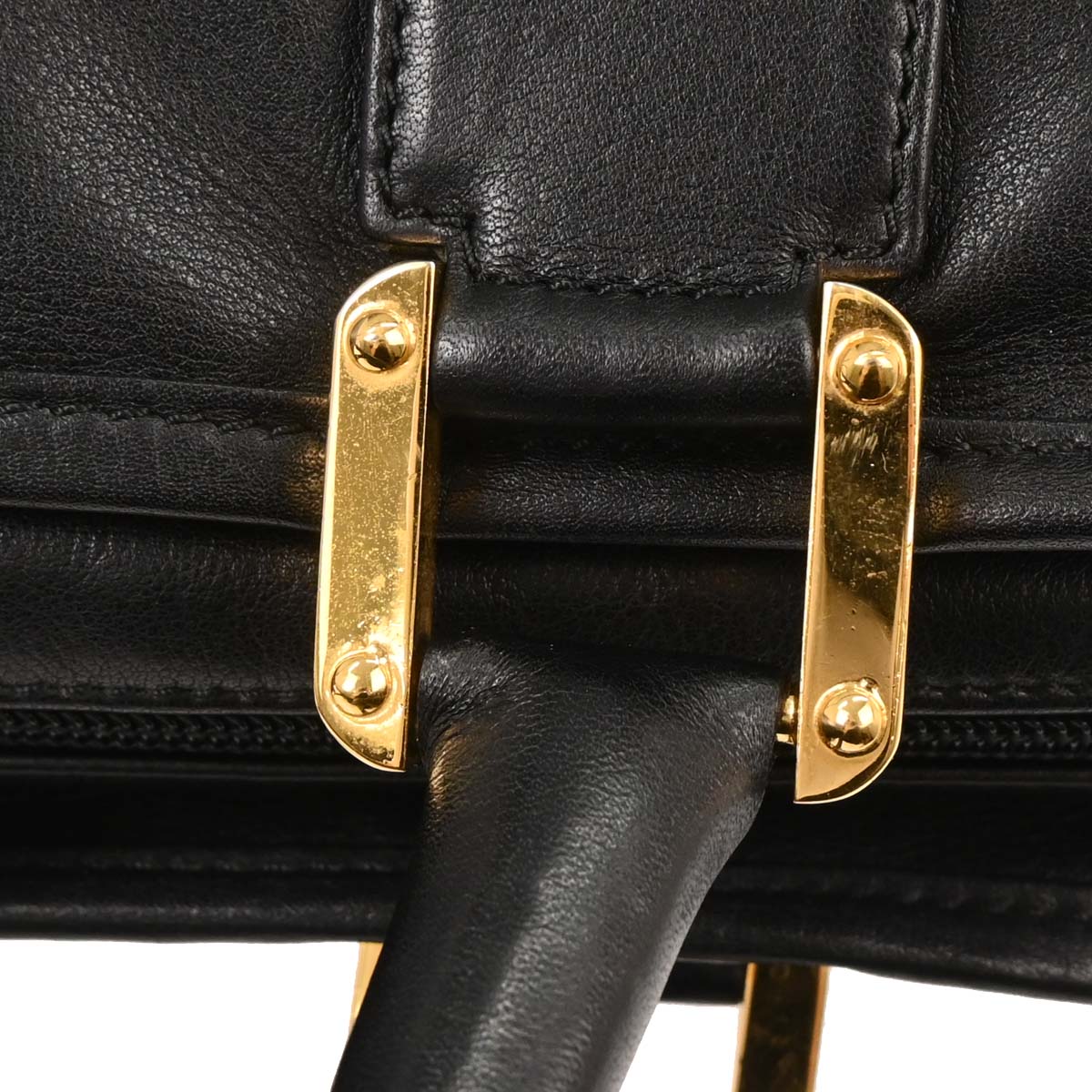 Loewe Black Leather Amazona 32 Handbag