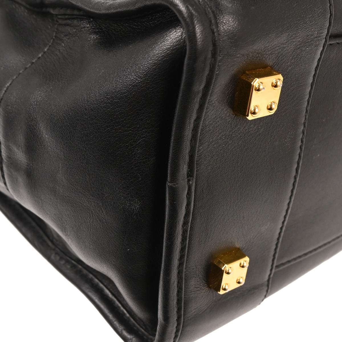 Loewe Black Leather Amazona 32 Handbag