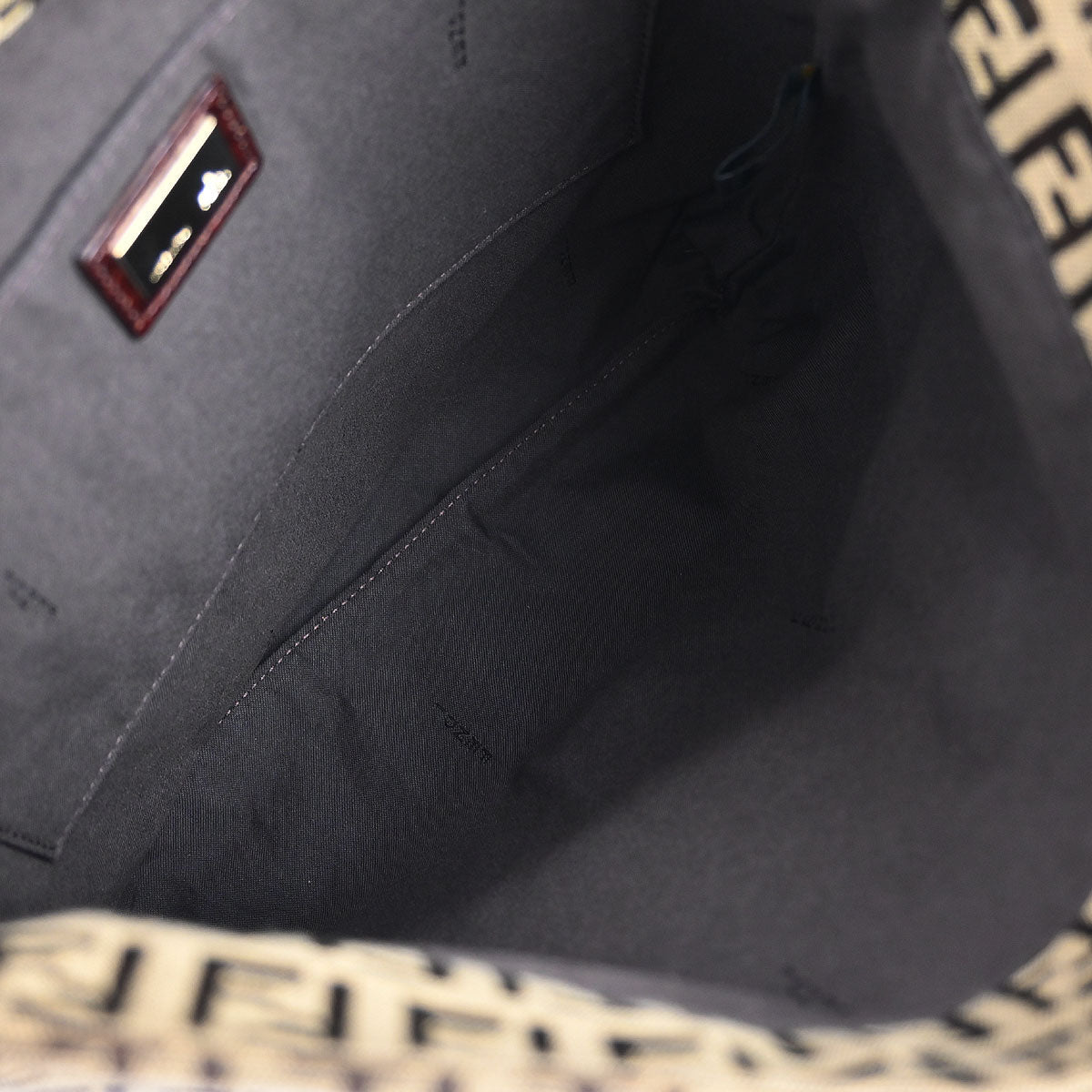 Fendi Brown Zucchino Shoulder Bag