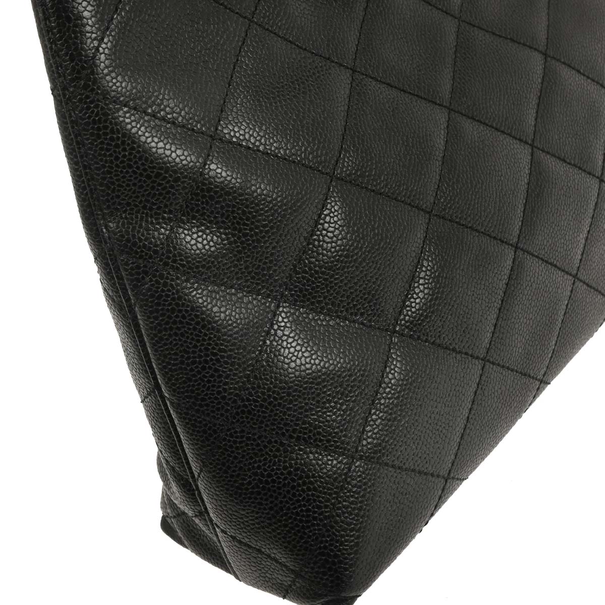 Chanel Black Caviar Tote Handbag