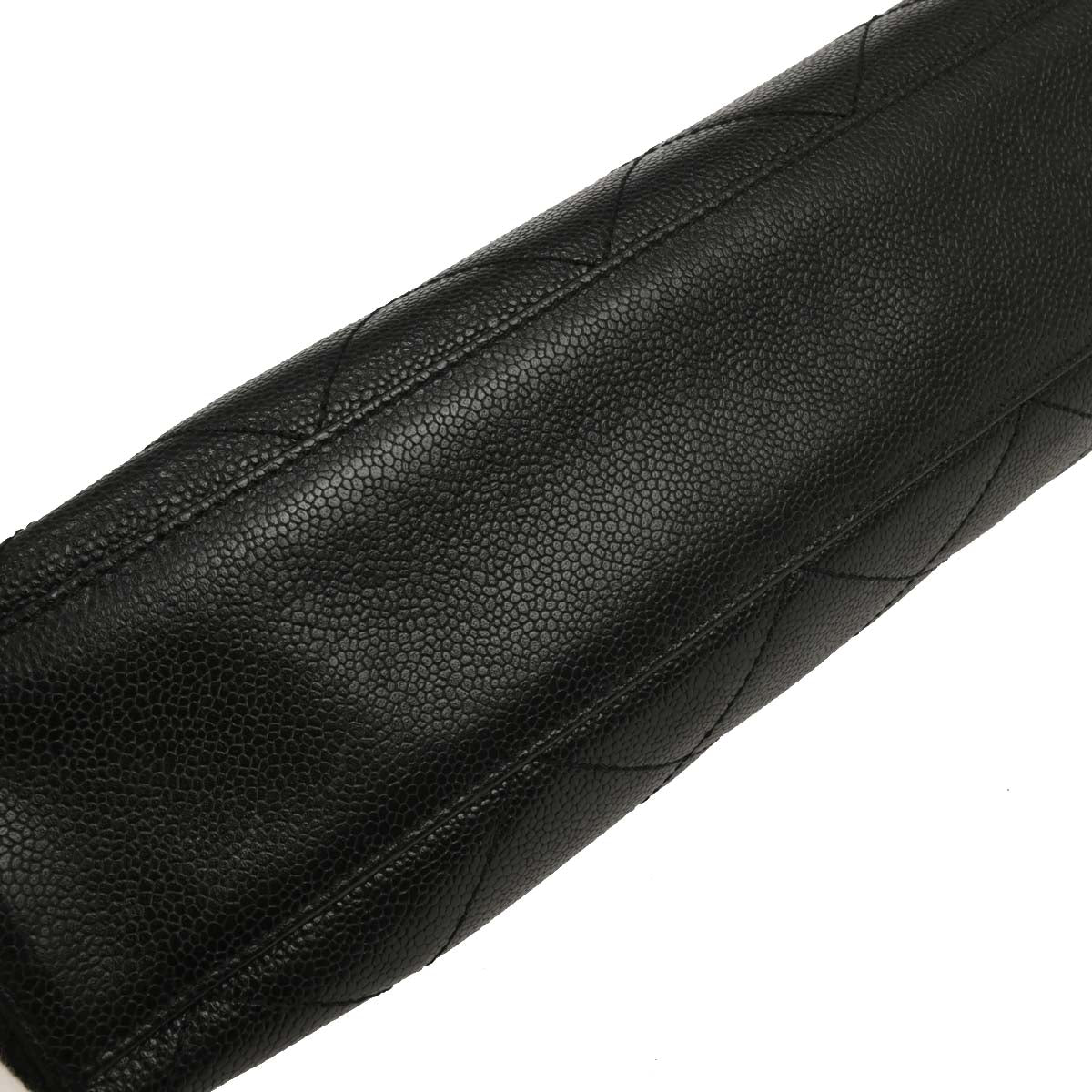 Chanel Black Caviar Tote Handbag