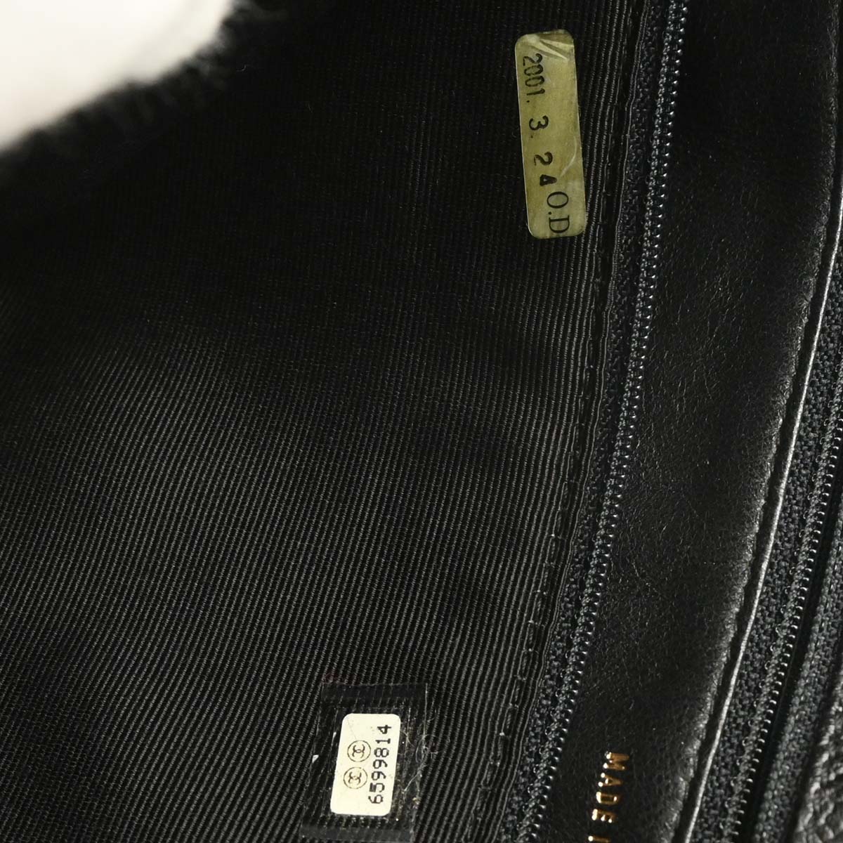 Chanel Black Caviar Tote Handbag