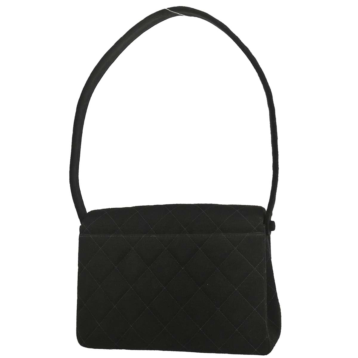 Chanel Black Cotton Handbag