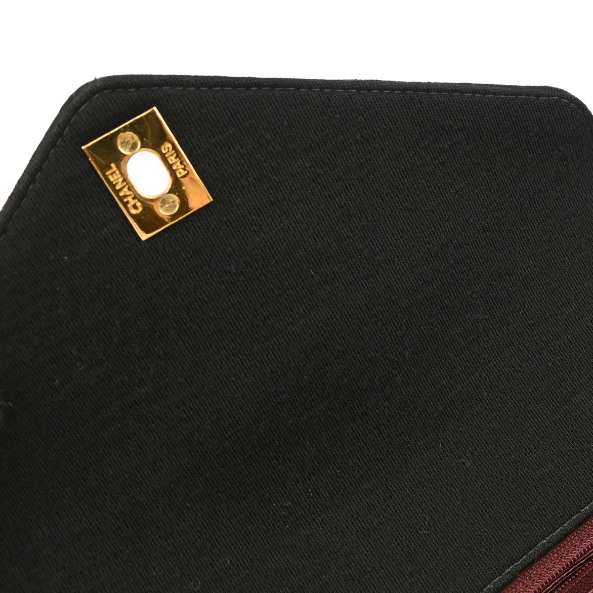 Chanel Black Cotton Handbag