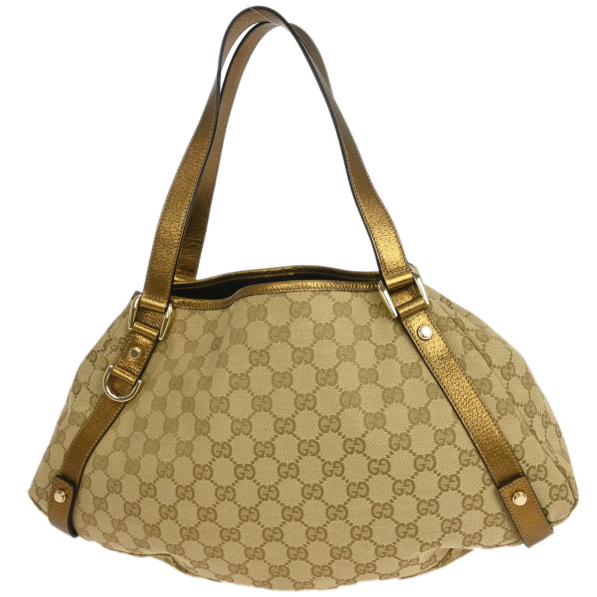 Gucci Gold Abbey D Ring Hobo Handbag
