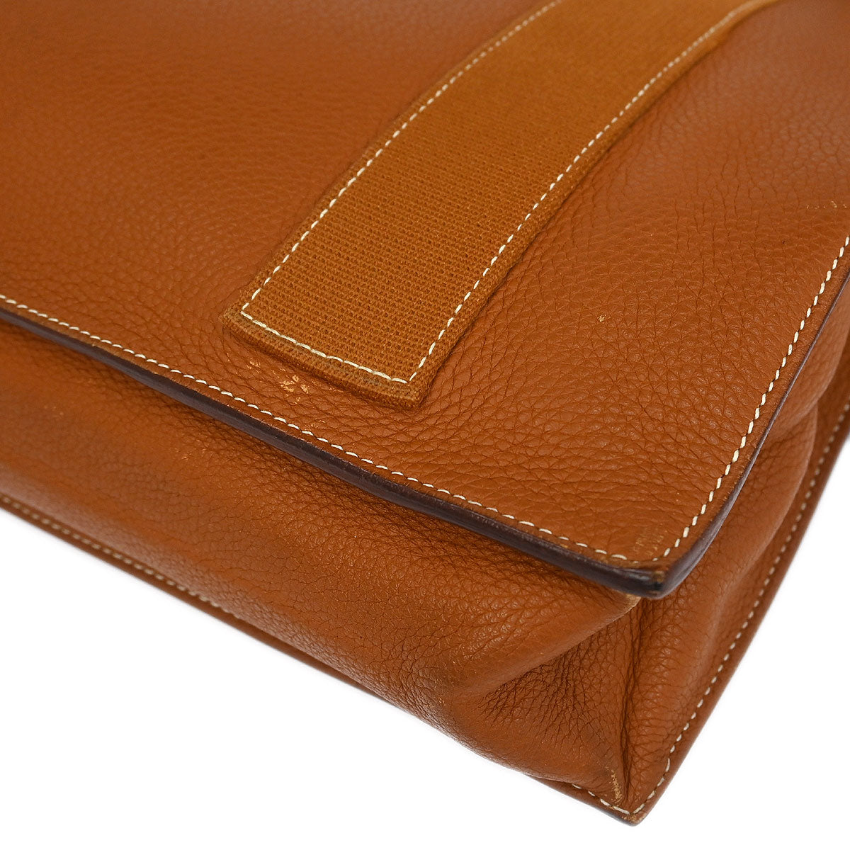 Hermes 2009 Gold Taurillon Clemence Sac Yohji Crossbody Messenger Bag