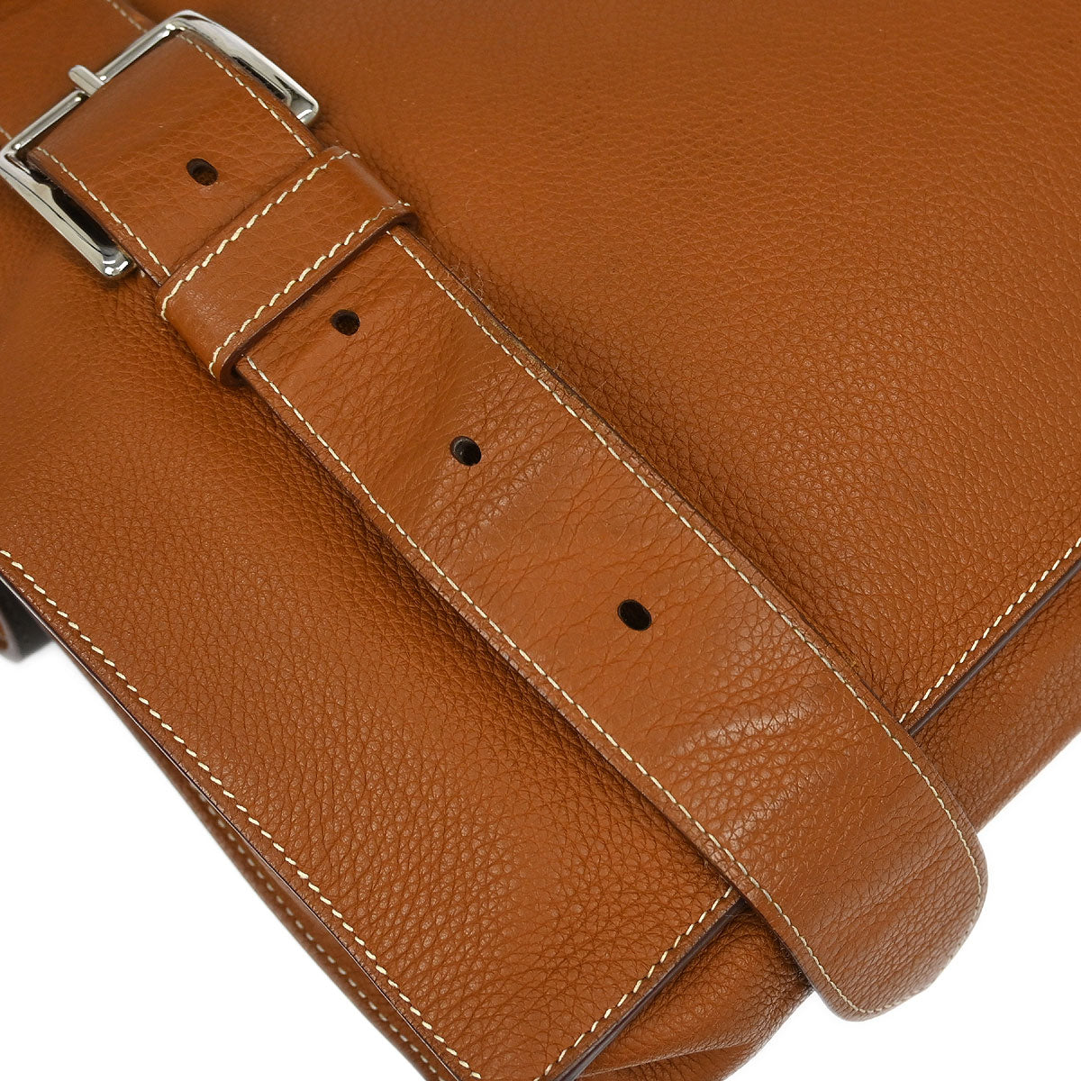 Hermes 2009 Gold Taurillon Clemence Sac Yohji Crossbody Messenger Bag