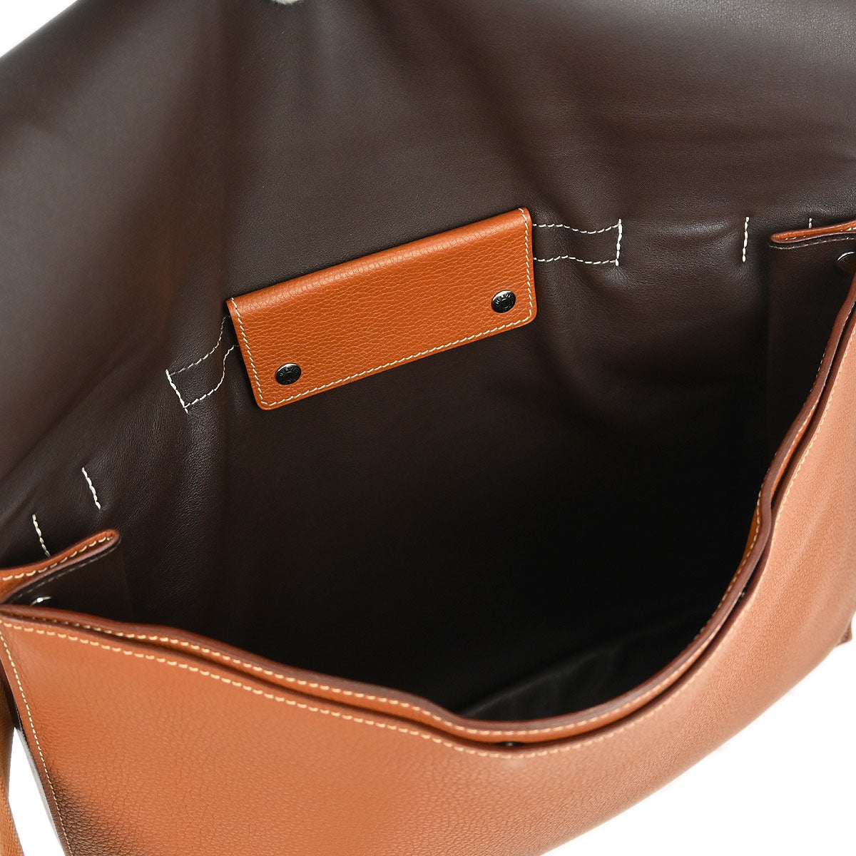 Hermes 2009 Gold Taurillon Clemence Sac Yohji Crossbody Messenger Bag